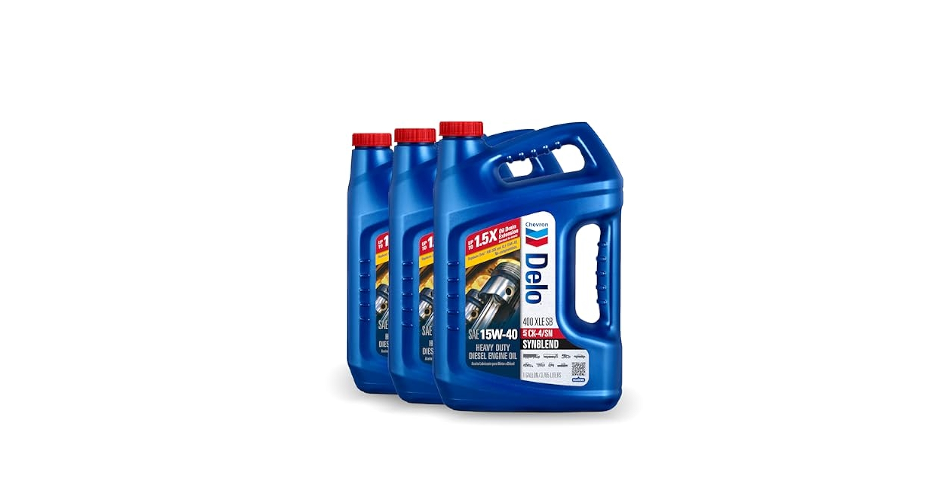 Amazon.com: Chevron Delo 400 XLE SAE Synblend Synthetic